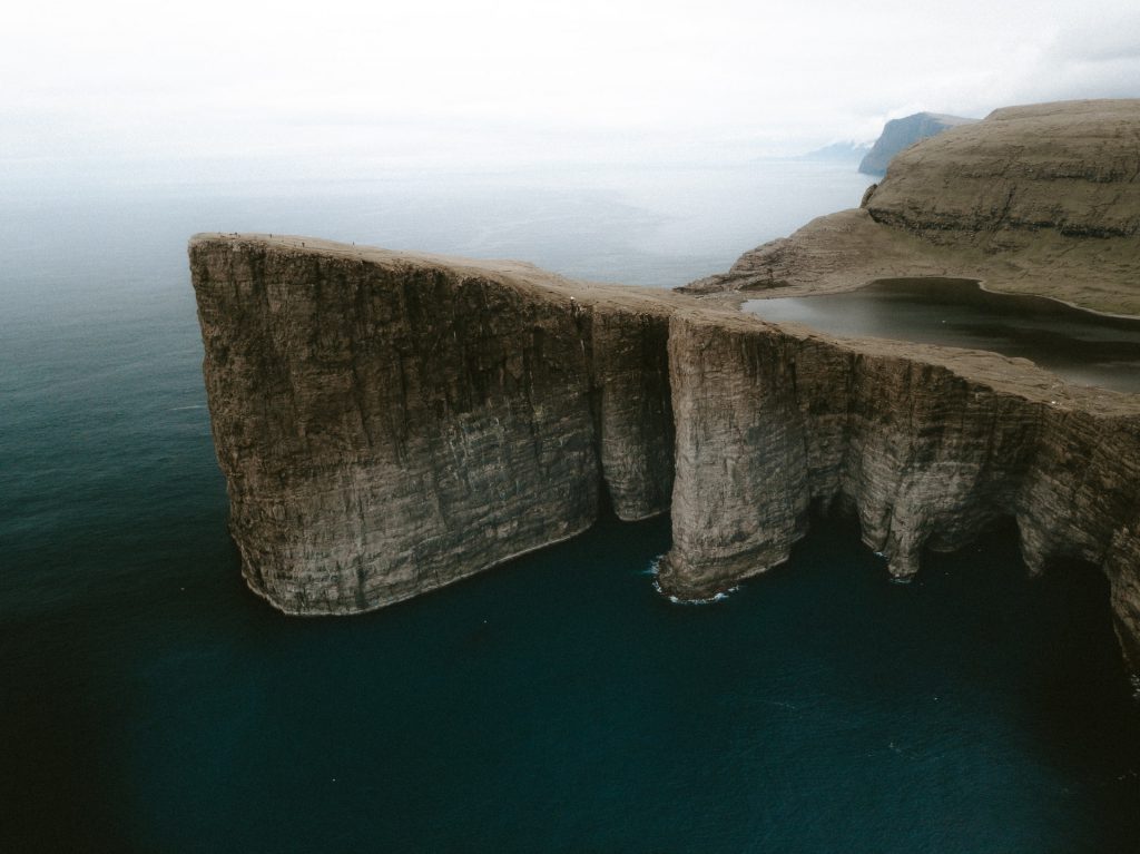 Faroe Islands Sorvágsvatn cliff - Faroe Islands’ most instagrammable places