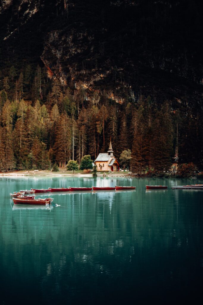 Lago Di Braies church 1 - Lago Di Braies: a mysterious lake in the Dolomites