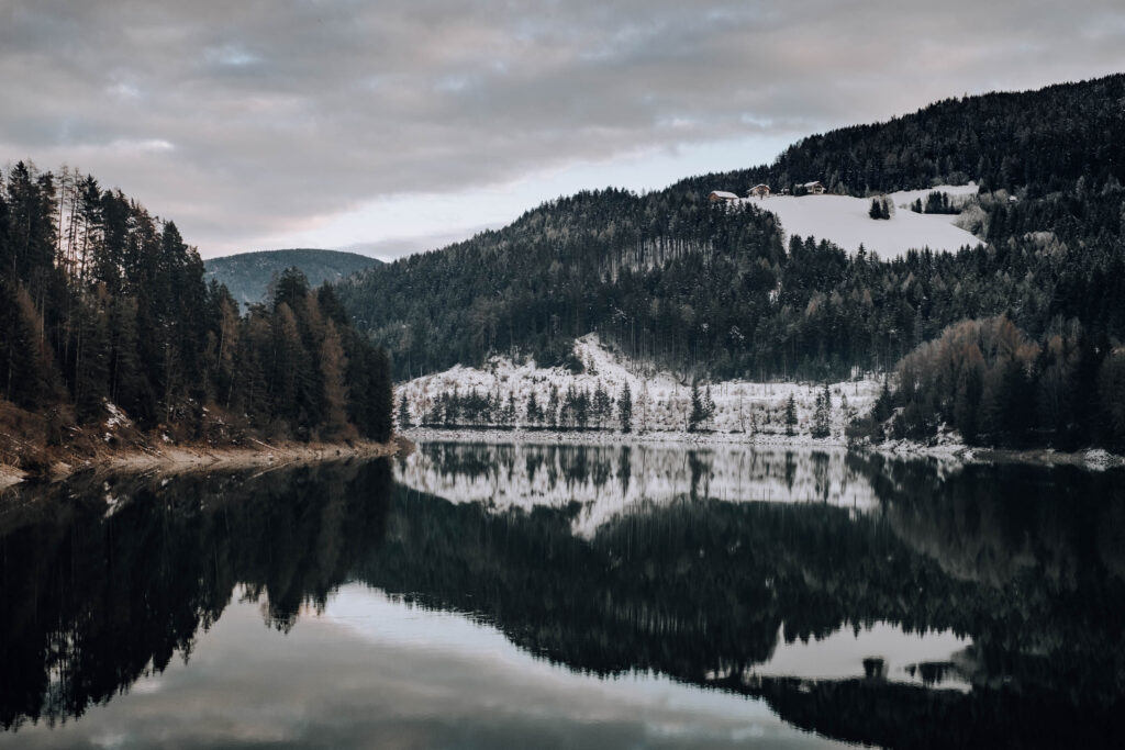 Lago Di Valdaora dam - Visiting the Dolomites with a Campervan in 2024 (Itinerary)