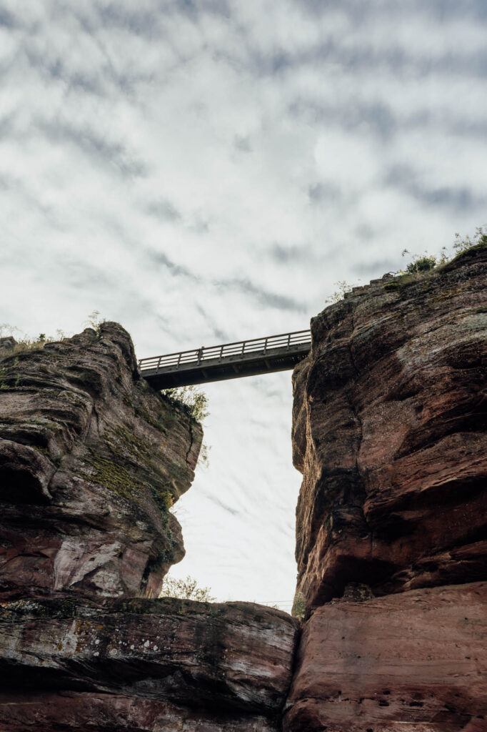 Haut Barr Castle Devils Bridge - Haut-Barr Castle, The Eye of the Alsace