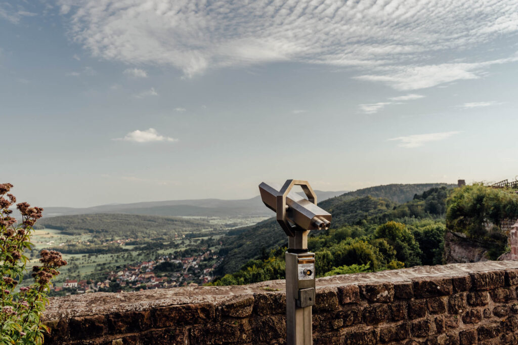 Haut Barr Castle Lookout - Haut-Barr Castle, The Eye of the Alsace