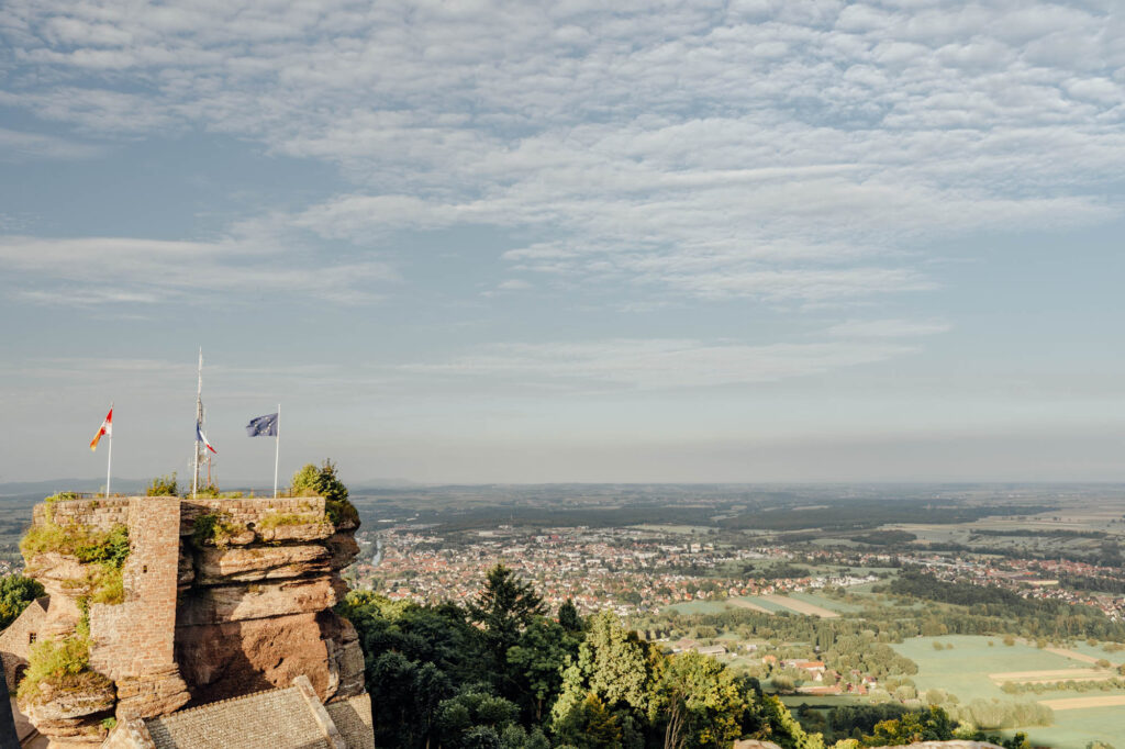 Haut Barr Castle view 1 - Haut-Barr Castle, The Eye of the Alsace