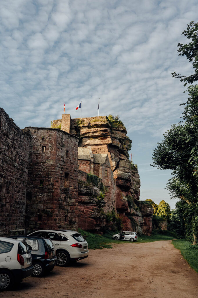 Parking Haut Barr Castle - Haut-Barr Castle, The Eye of the Alsace