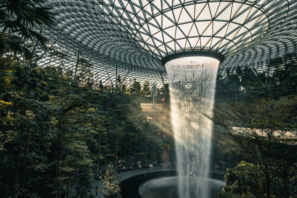 Jewel Changi Airport - Rain Vortex