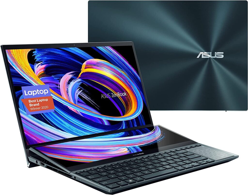 Asus ZenBook Pro Duo 15 - 9 Best i7 windows laptop for traveling in 2024 - Buyers Guide