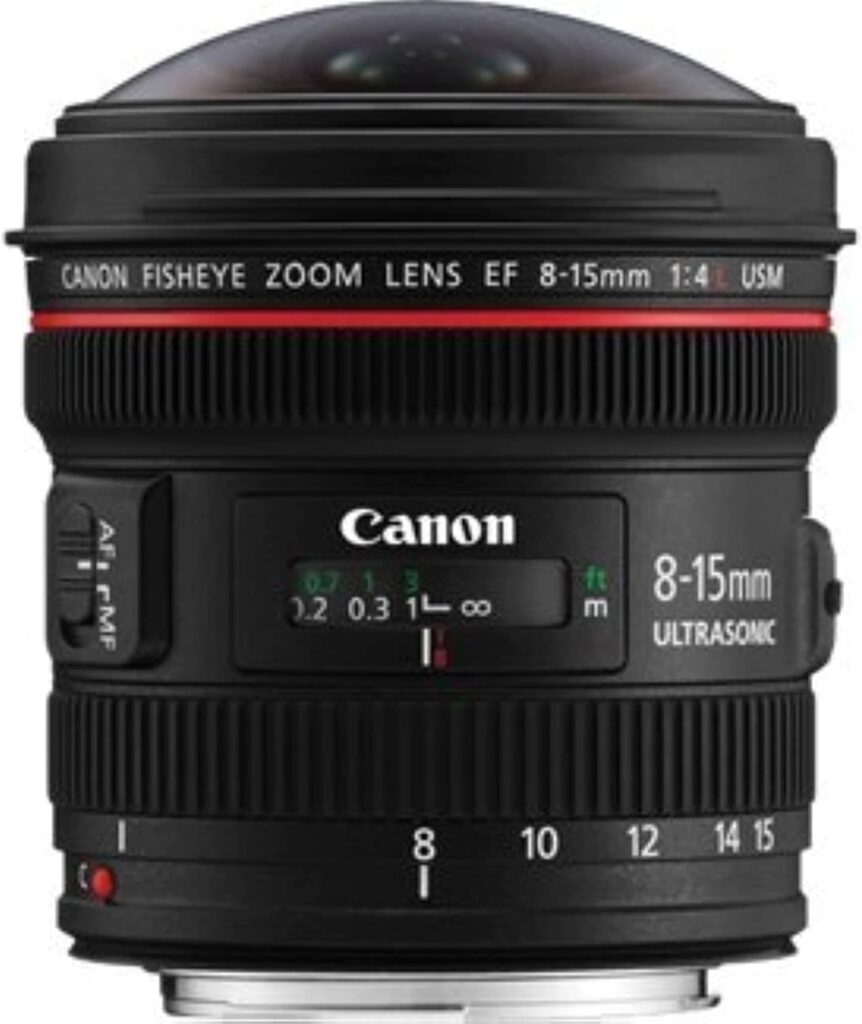 Canon EF 8 15mm f 4L Fisheye USM - Canon Fisheye Lens Review: Capture Ultra-Wide Images - 3 Best lenses