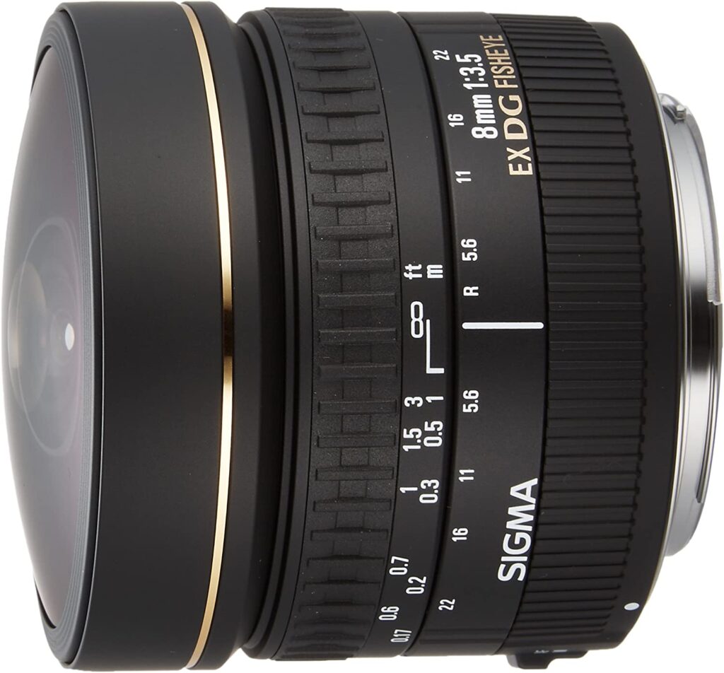Sigma 8mm f 3.5 EX DG Circular Fisheye Lens - Canon Fisheye Lens Review: Capture Ultra-Wide Images - 3 Best lenses