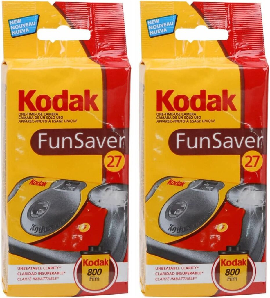 Kodak FunSaver Disposable Camera - 3 Best Disposable Cameras for Traveling in 2023